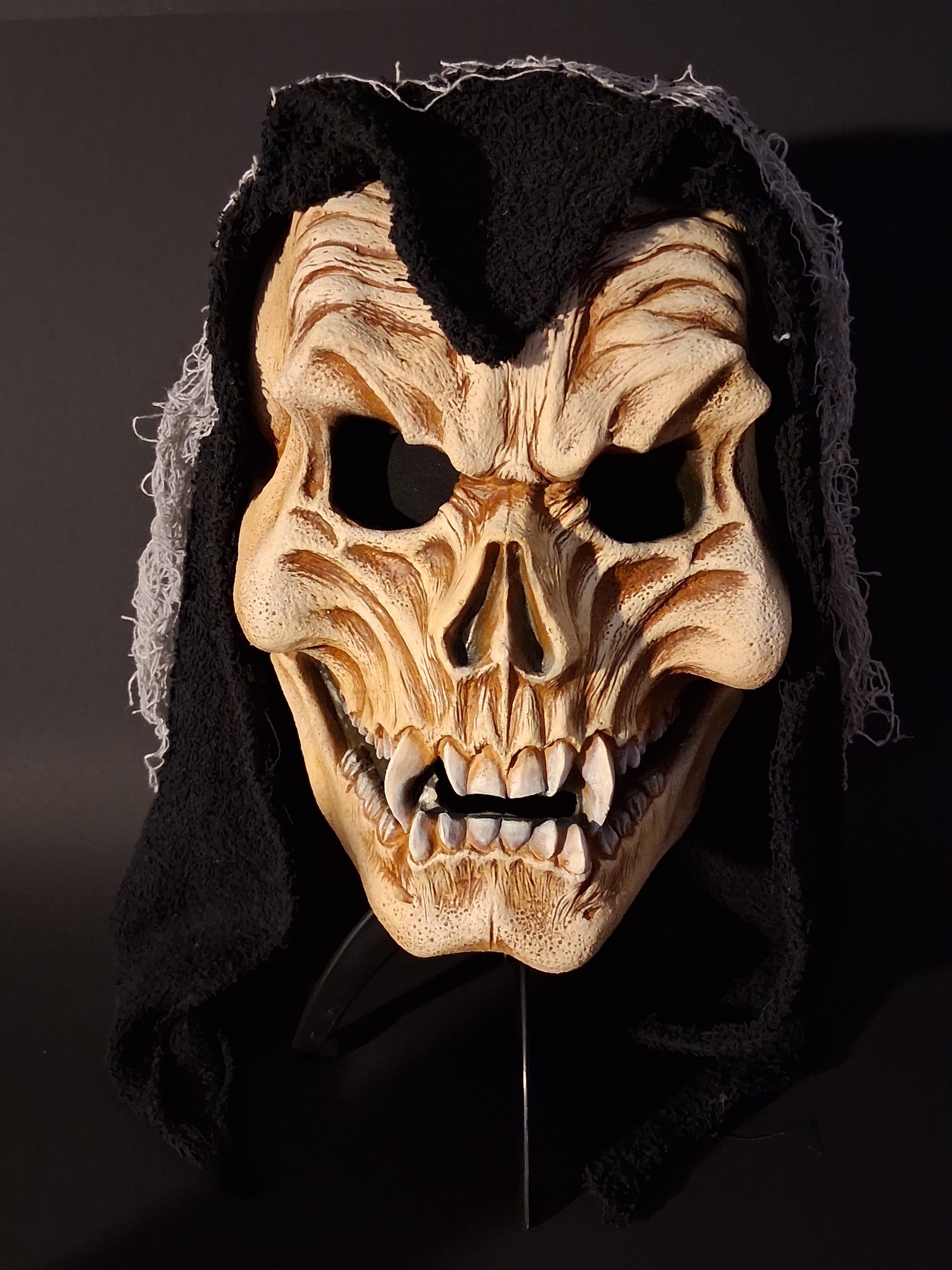 Soul Selektor Super Metal Half Mask with Hood -