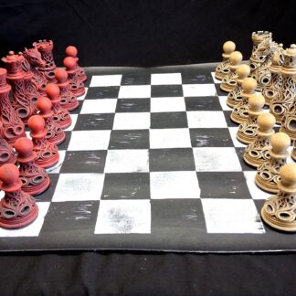 Custom Fantasy Dragon Chess Set Blood & Bone Version